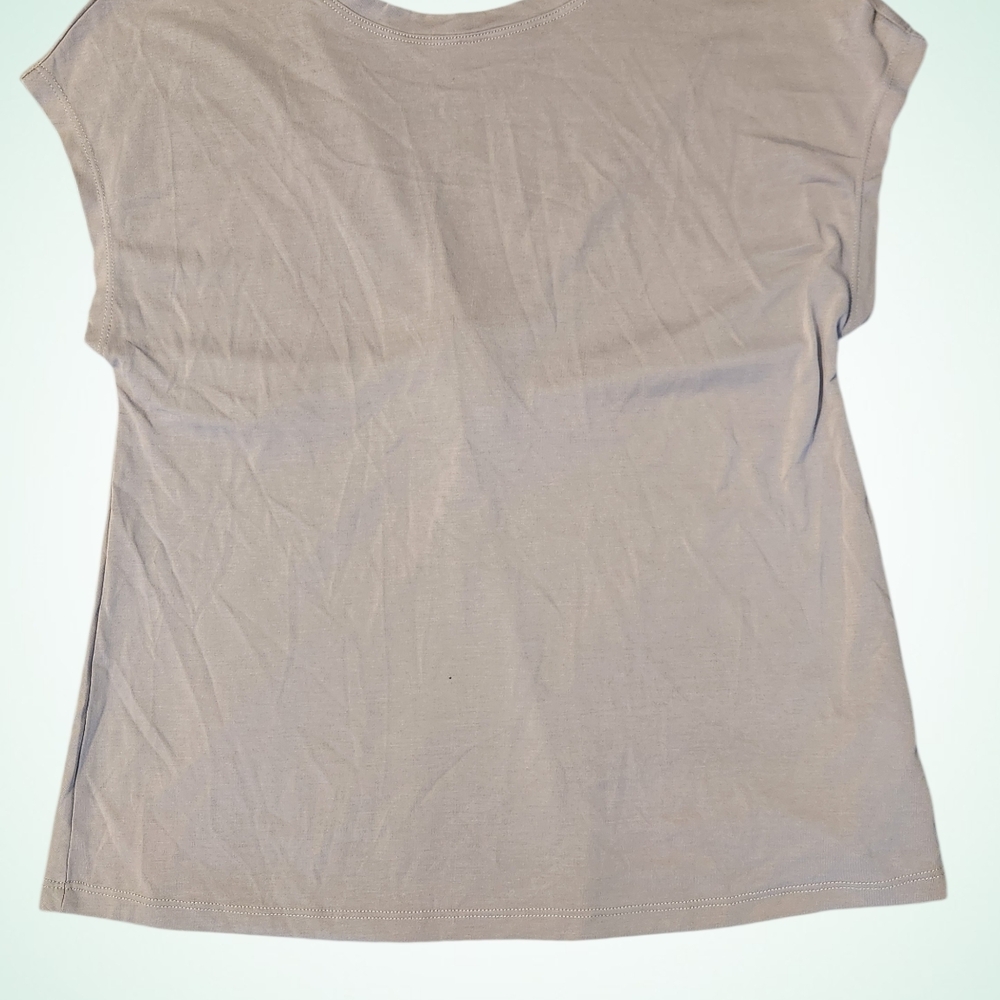 NWT anna-kaci Active Twist Tank Gray Sz M